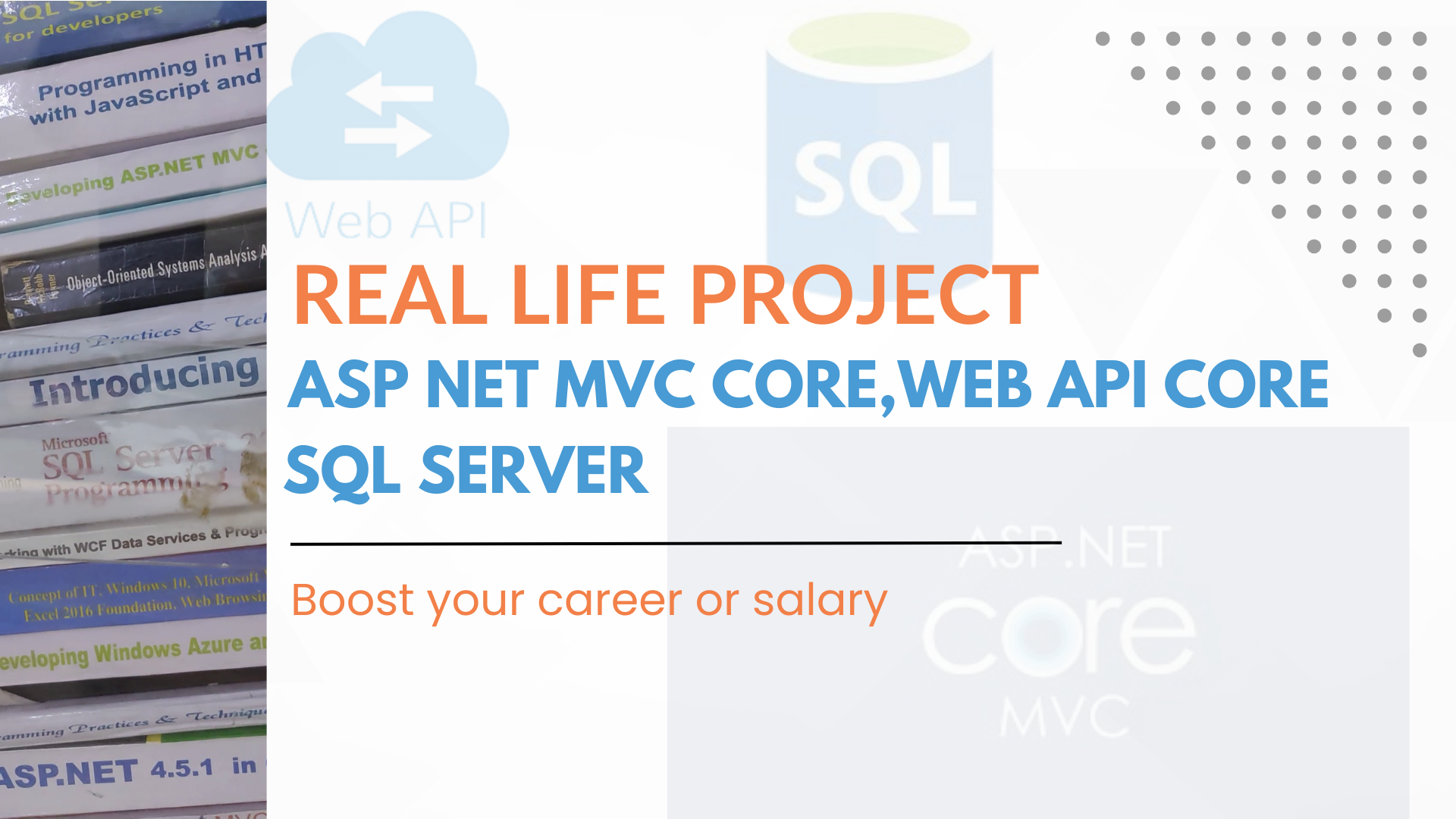 Real Life Project with ASP NET MVC Core & WEB API CORE &SQL SERVER